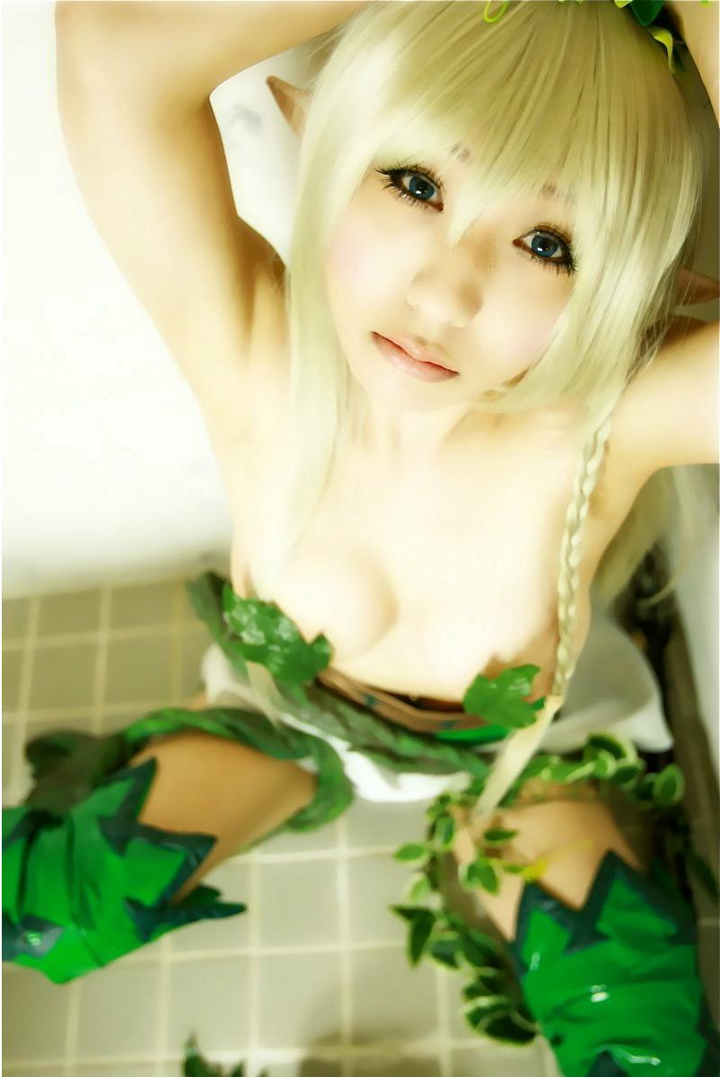 [Cosplay]  Queens Blade  Echidna & Alleyne Vs Tentacles SP2